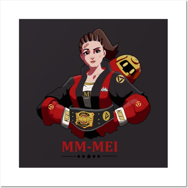 MM MEI overwatch league skin Wall Art by ahmedelsiddig